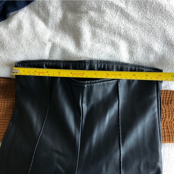 Zara Faux Leather Leggings - Picture 11 of 12
